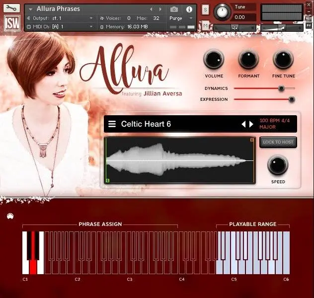 Impact Soundworks released ALLURA Volume 1 featuring Jillian Aversa