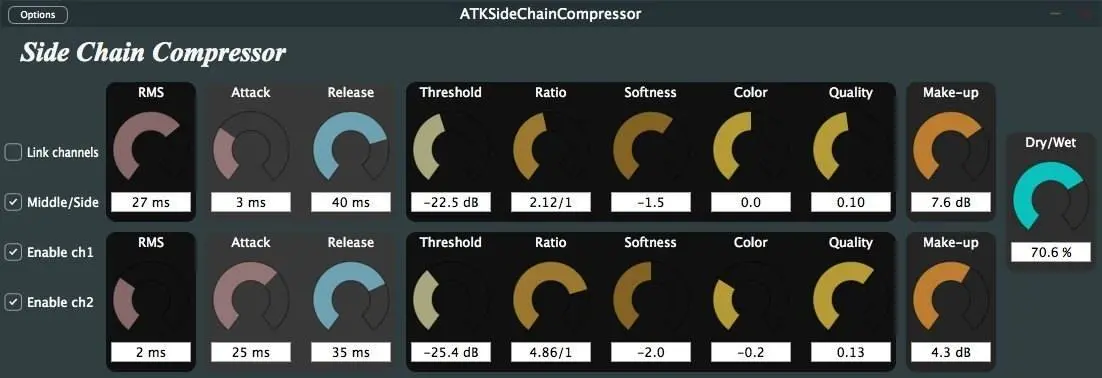 Matthieu Brucher releases new update for freeware compressor ATKSideChainCompressor