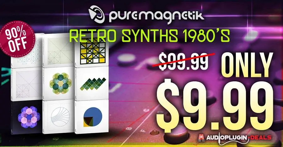 Deal: Retro Synths 1980s Bundle by PUREMAGNETIK