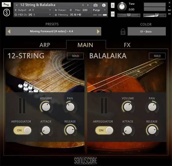 Sonuscore released Origins Vol. 3: 12 String & Balalaika