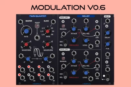 Featured image for “Hora Music released Modulations and VCOs-VCFs-VCAs modules for VCV Rack”