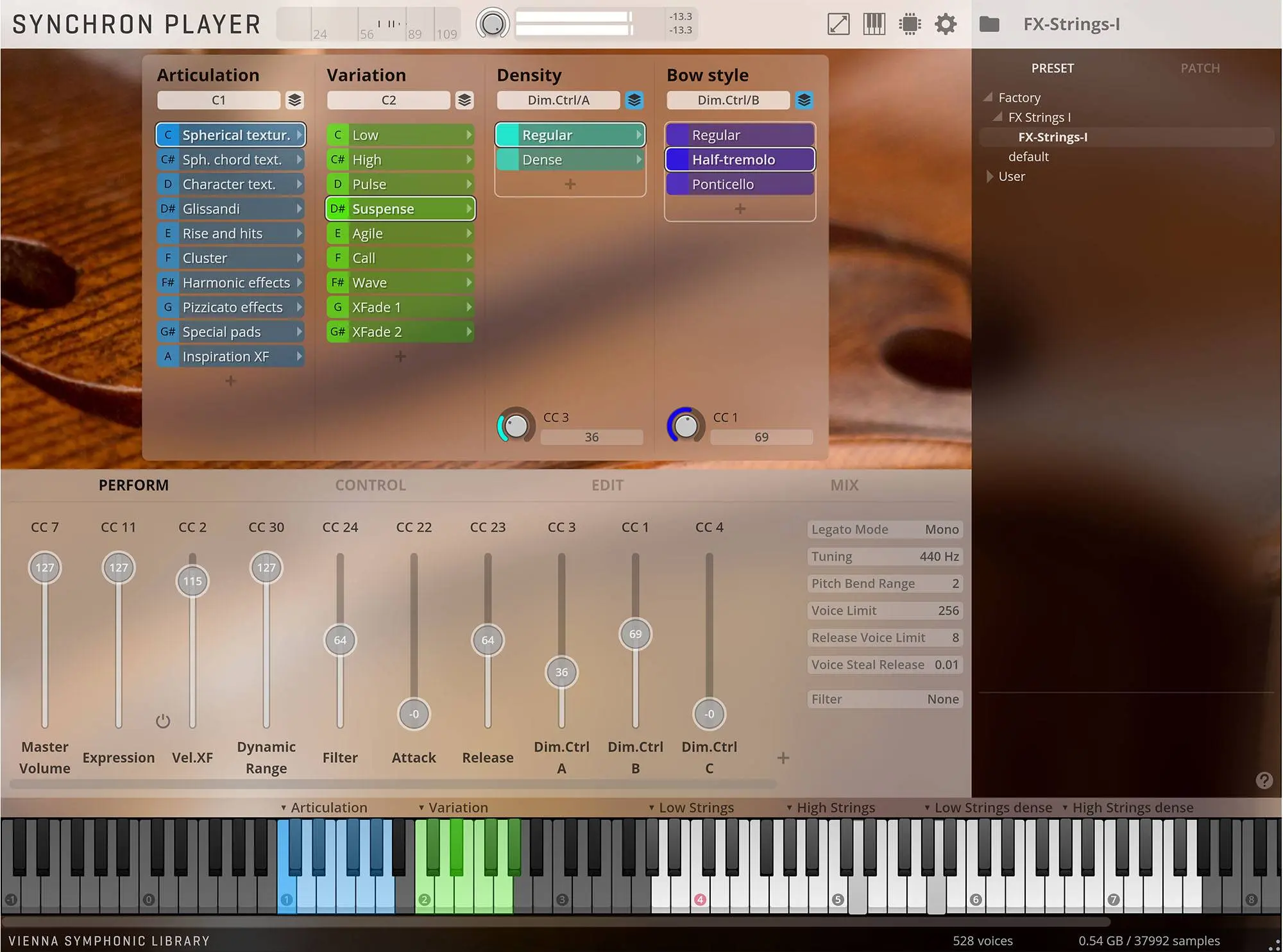 Vienna Symphonic Library released Synchron FX Strings I