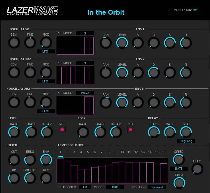L Day releases free synthesizer Lazerwave