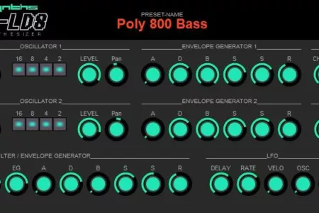 Featured image for “L-Day releases free synthesizer Poly-LD8”