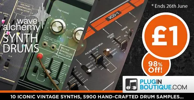 Wave Alchemy Synth Drums £1 Sale