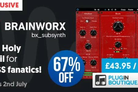 Featured image for “Brainworx bx_subsynth Sale”