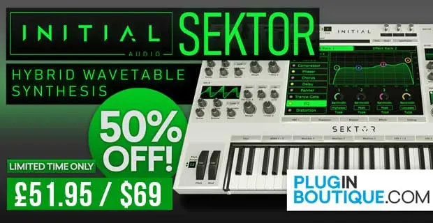 Initial Audio Sektor Introductory Sale