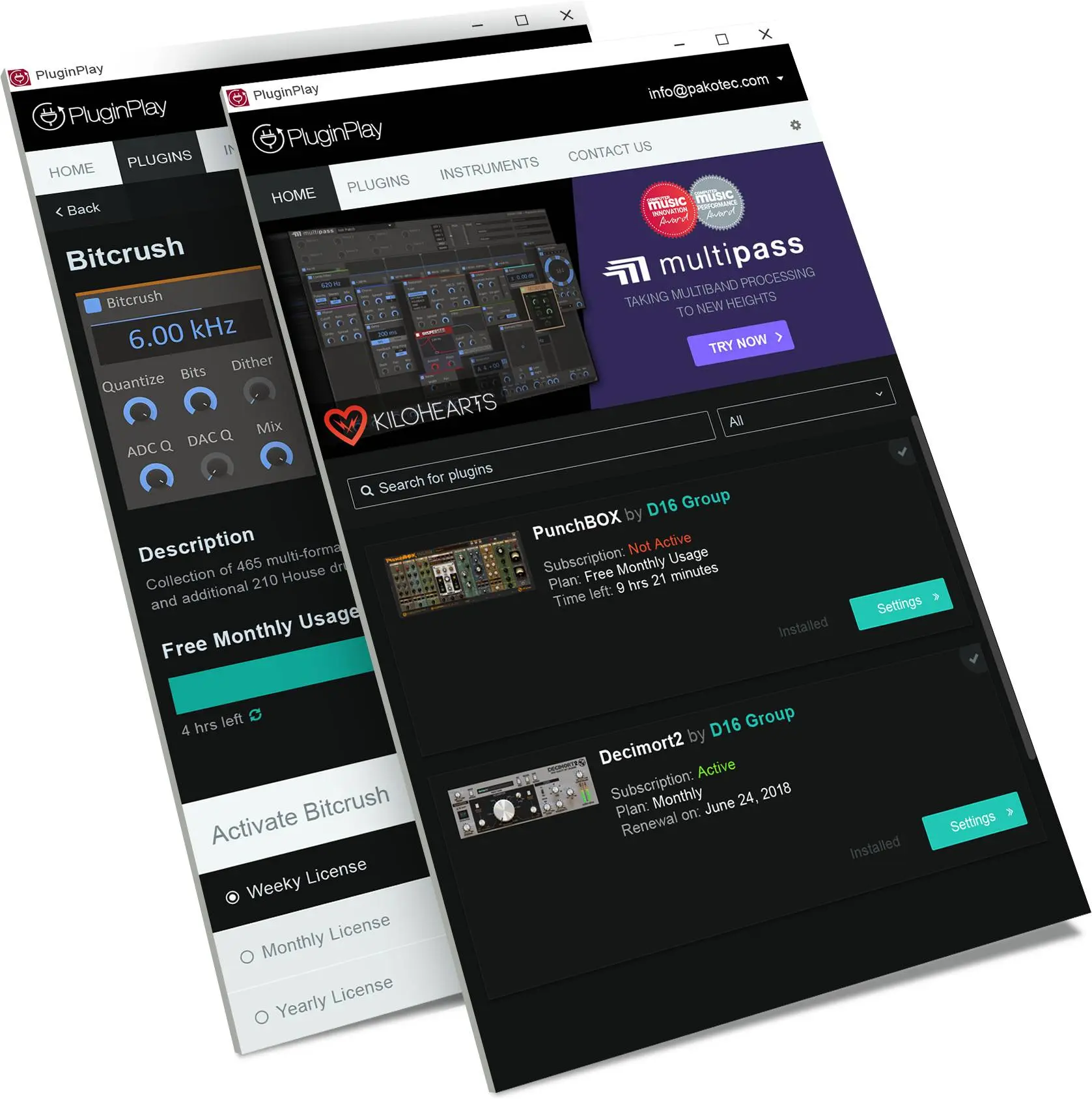 Pakotec released Pluginplay (Beta)