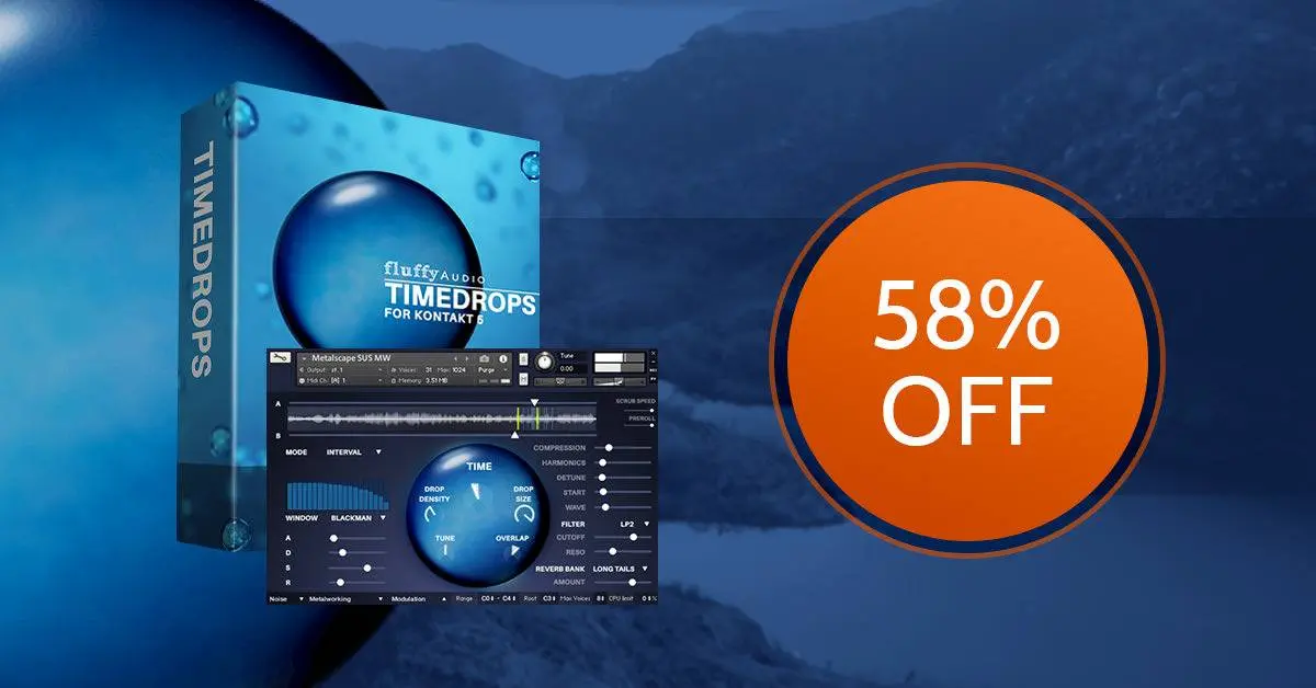 Deal: Timedrops by Fluffy Audio 58% off