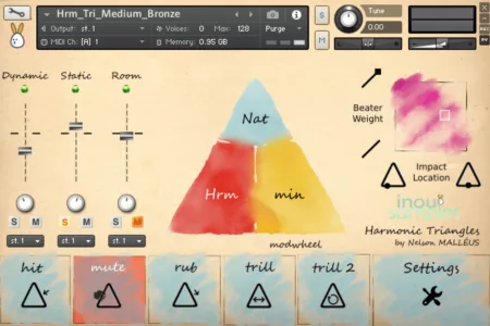 Featured image for “inouï samples released Harmonic Triangles for NI Kontakt”