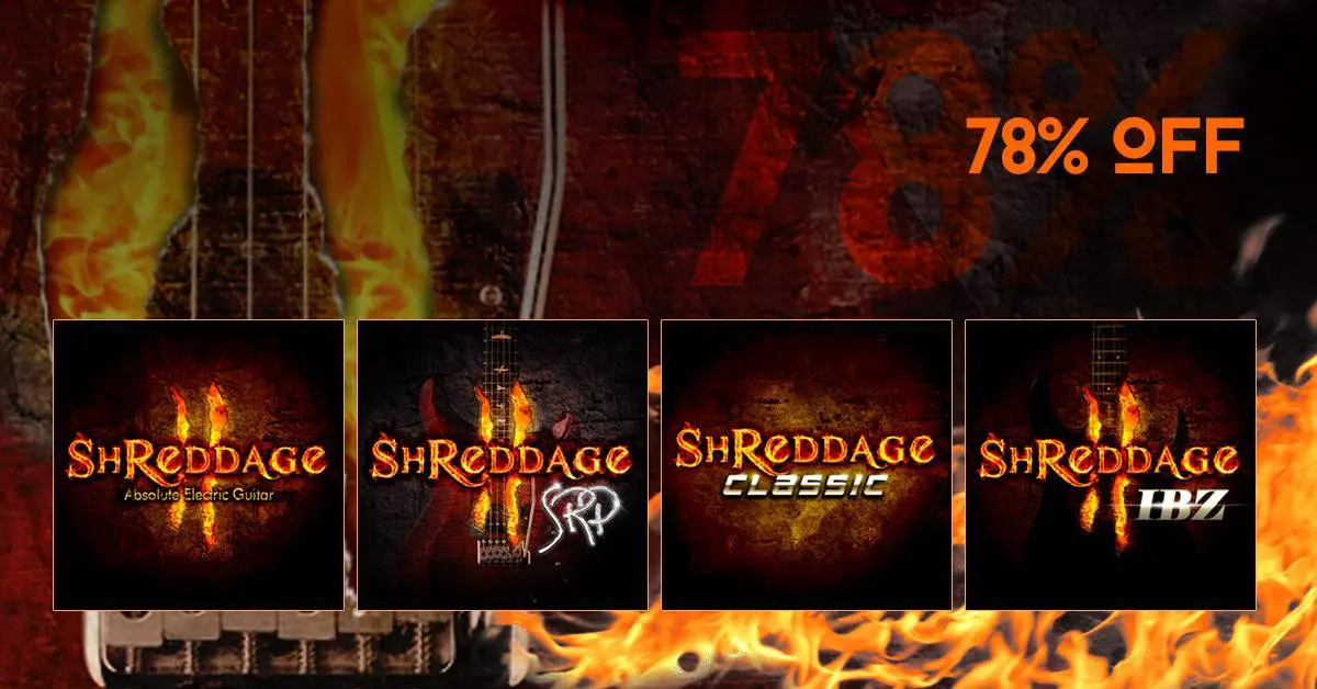 Deal: Shreddage Bundle by Impact Soundworks 78% off