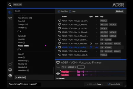 Featured image for “ADSR Sample Manager – Free management Tool For Your DAW”