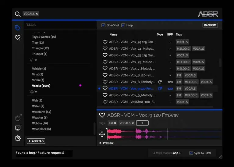 ADSR Sample Manager – Free management Tool For Your DAW