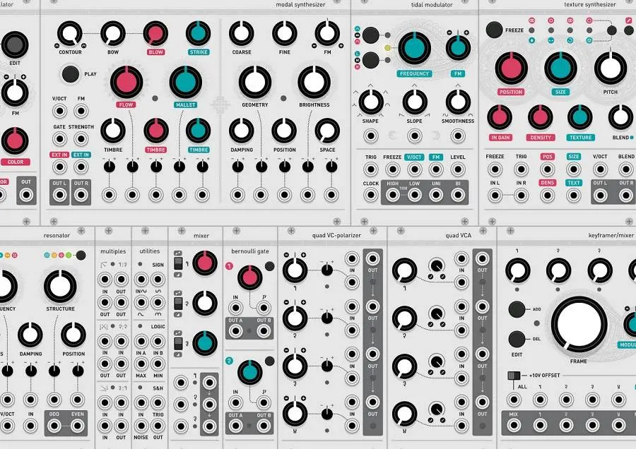 VCV Rack released Mutable Instruments Marbles and Plaits