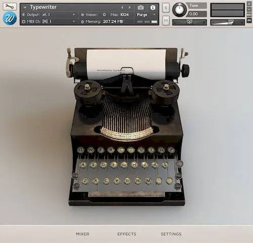 Wavesfactory releases Kontakt plugin Typewriter