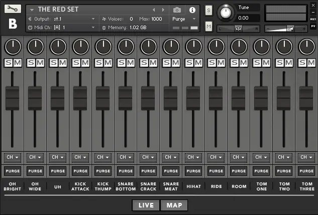 BoomCrackSounds released The Red Set for Kontakt
