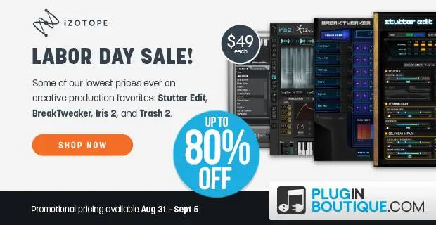 iZotope Flash Sale