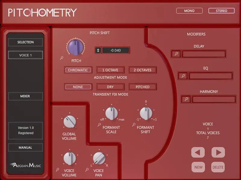 Aegean Music released Pitchometry