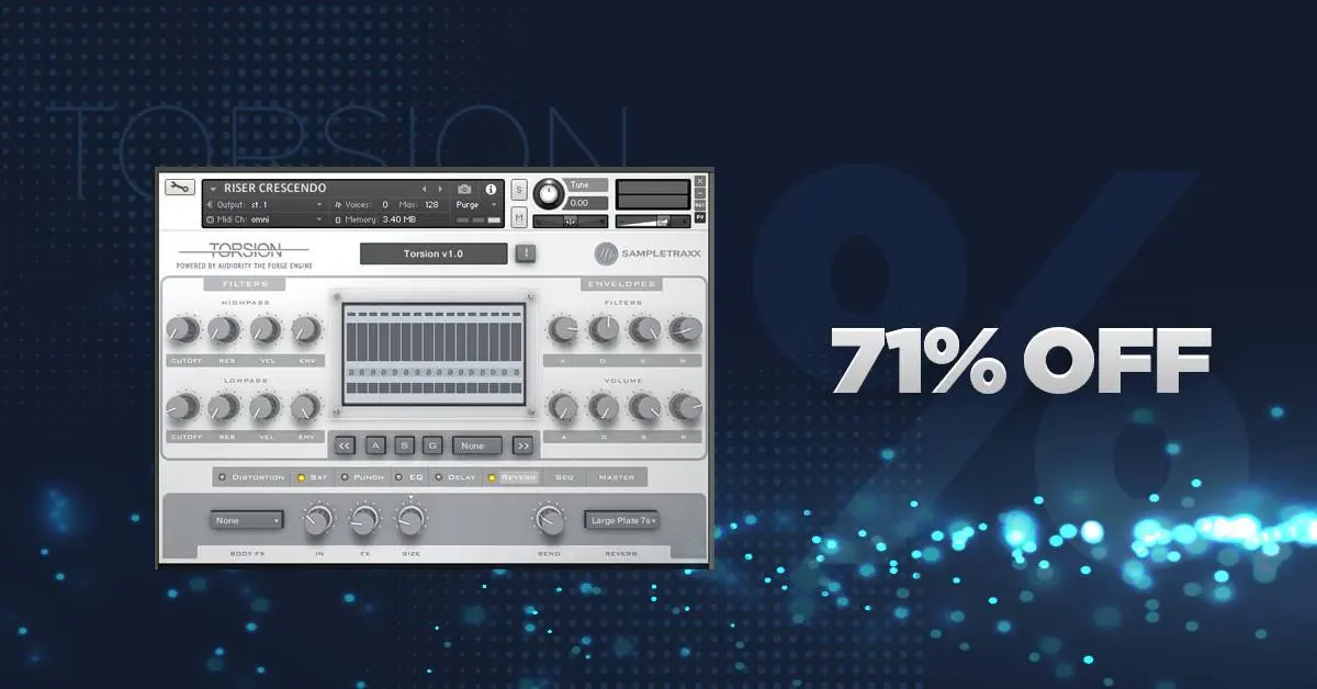 Deal: Torsion by Sampletraxx 71% off