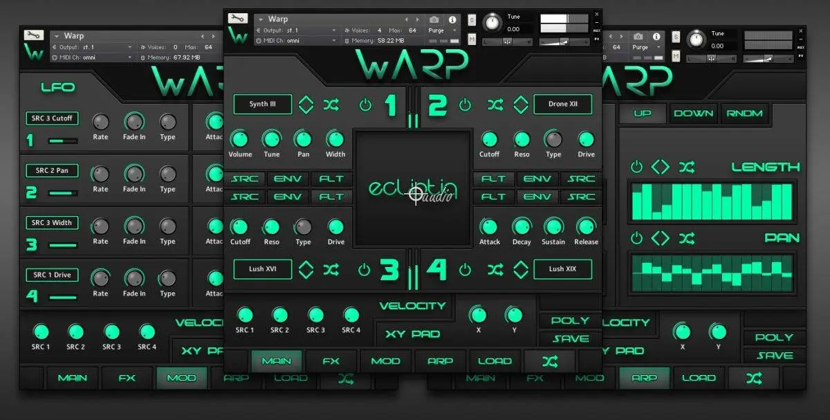 Warp – New Kontakt instrument by Ecliptiq Audio
