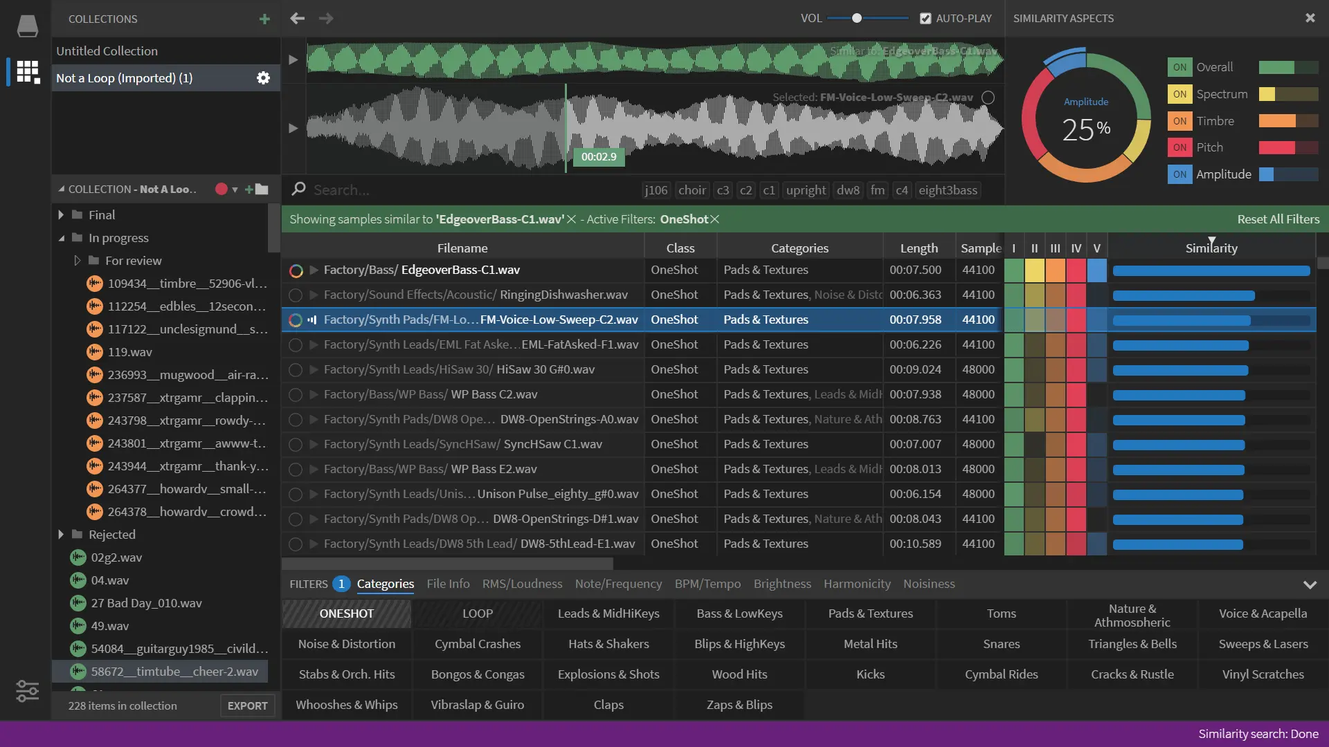 Sononym released sample browser with machine learning