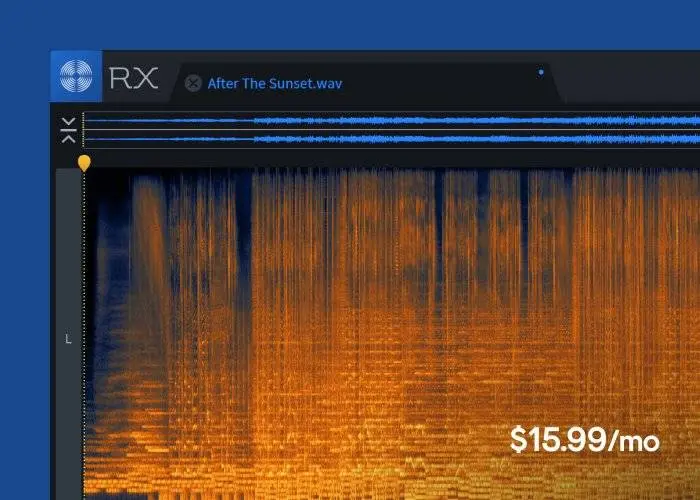 Splice released iZotope RX 7 Standard with Rent to Own