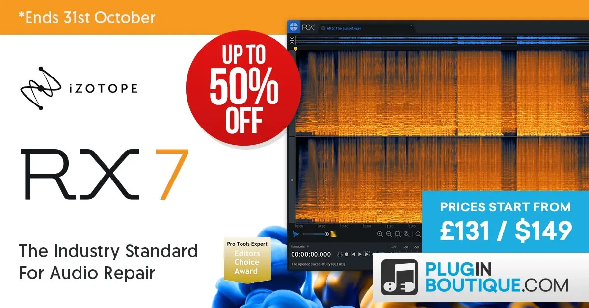 iZotope RX 7 Introductory Sale