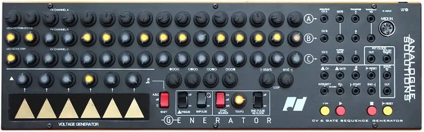 Analogue Solutions releases the step sequencer Generator