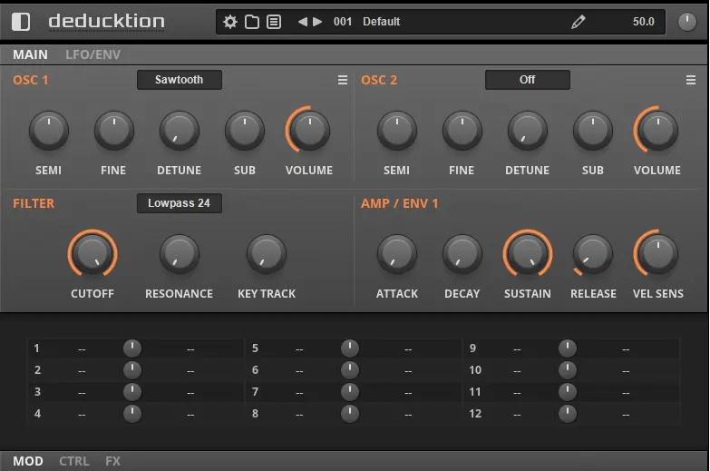 Dead Duck Deducktion – Free subtractive synth