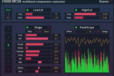 Featured image for “J1000 releases free multiband compressor MSC6”