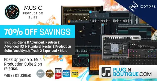 iZotope Music Production Suite 2 Pre Sale (Includes FREE Upgrade)