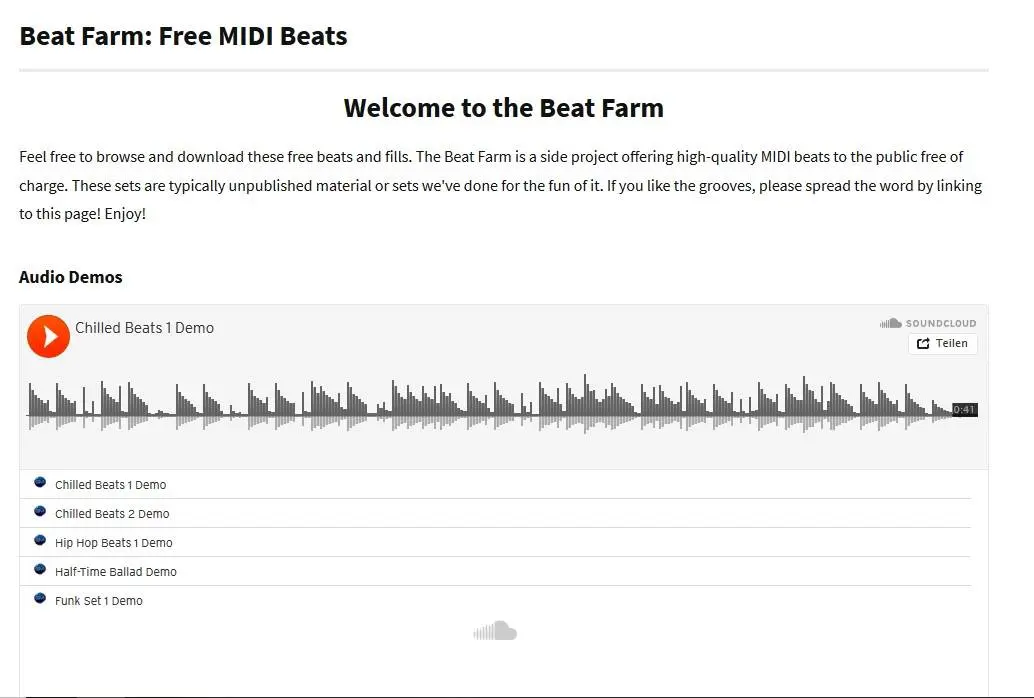 Beat Farm – Free MIDI Beats