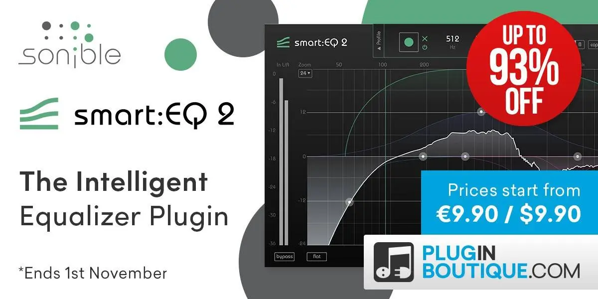 Sonible smart:EQ 2 Introductory Sale