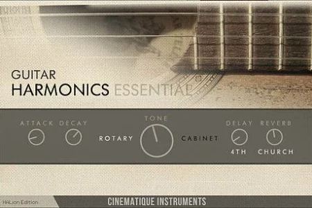 Featured image for “Cinematique Instruments releases free plugin Guitar Harmonics Essential”