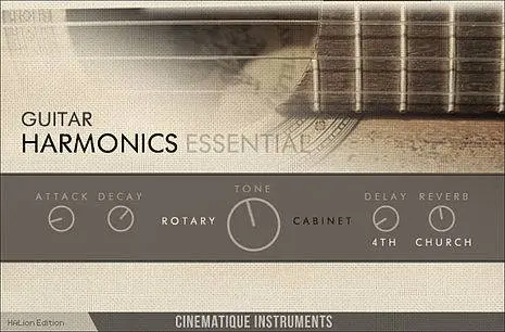 Cinematique Instruments releases free plugin Guitar Harmonics Essential