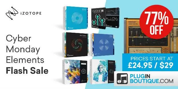iZotope Cyber Monday Elements Flash Sale