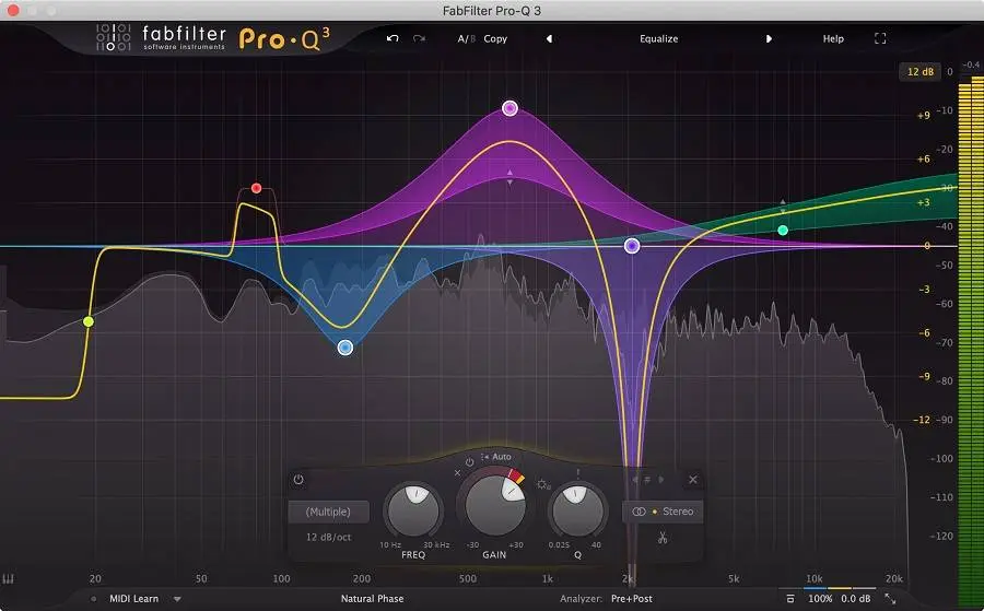 FabFilter released FabFilter Pro Q 3 equalizer plug in with dynamic EQ