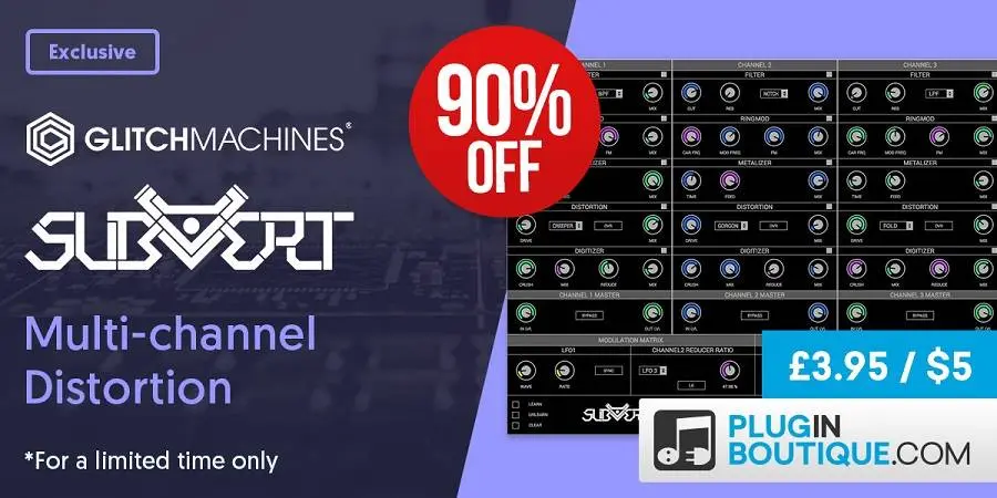 Glitchmachines Subvert Black Friday Sale