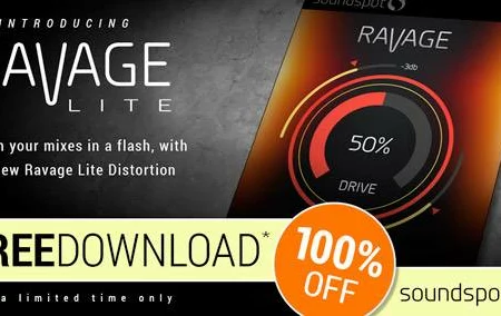 Featured image for “SoundSpot releases free distortion plugin Ravage Lite”