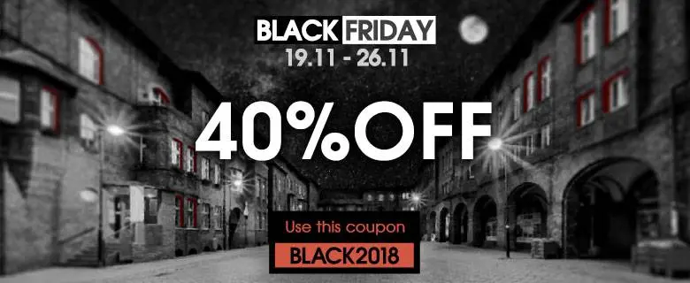 Black Friday – All Products 40% OFF by D16 Group