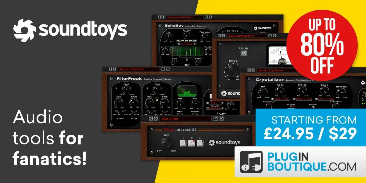 Soundtoys Black Friday Flash Sale