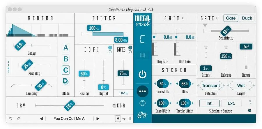 Goodhertz released Megaverb