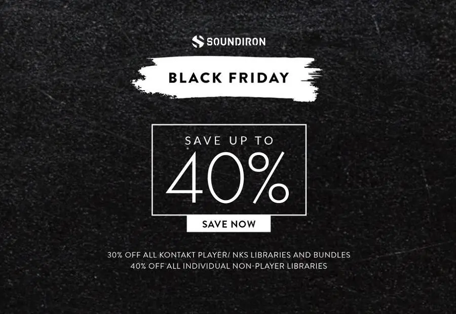 Soundiron 2018 Black Friday Sale