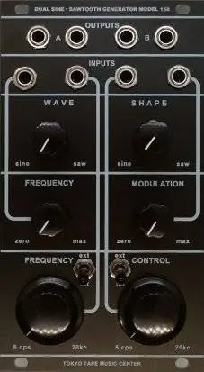 Tokyo Tape Music Center released Dual Sine Sawtooth Generator