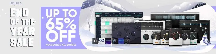 Accusonus End of the Year Sale 2018 – up to 65% off