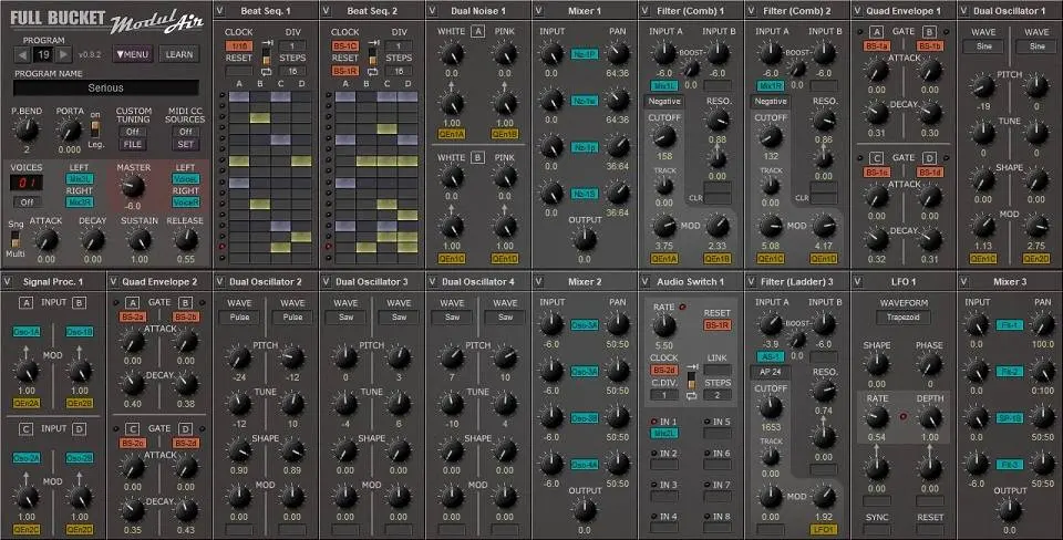 Full Bucket Music releases beta version of freeware synth ModulAir