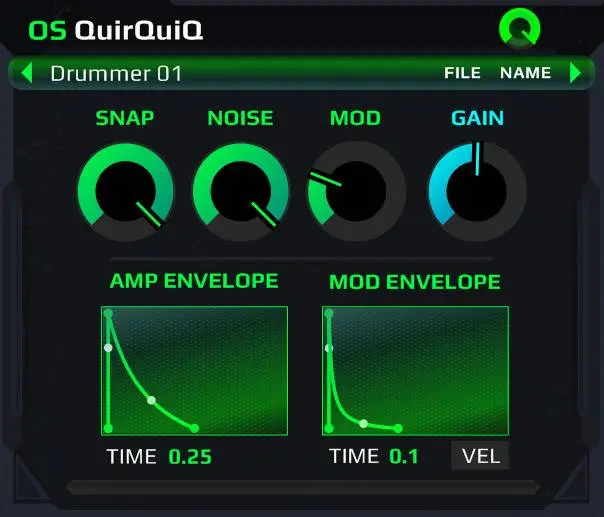 QuirQuiQ – A Free Kick Drum Synthesizer