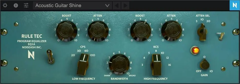 NoiseAsh released Rule Tec EQ1A