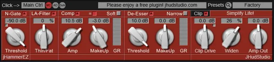 jhudstudio releases free channel strip jHammerEZ