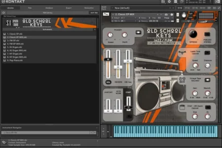 Featured image for “Splash Sound released Old School Keys for Kontakt”